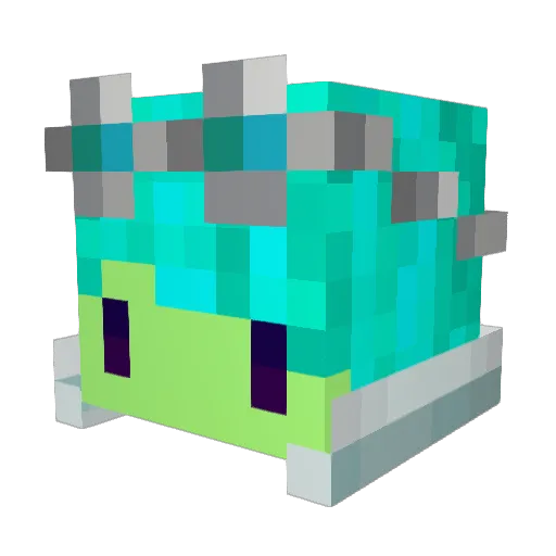 ScurvyGent Minecraft avatar head, 3D render