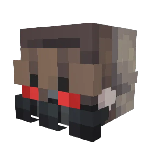 ScurvyHeathen Minecraft avatar head, 3D render