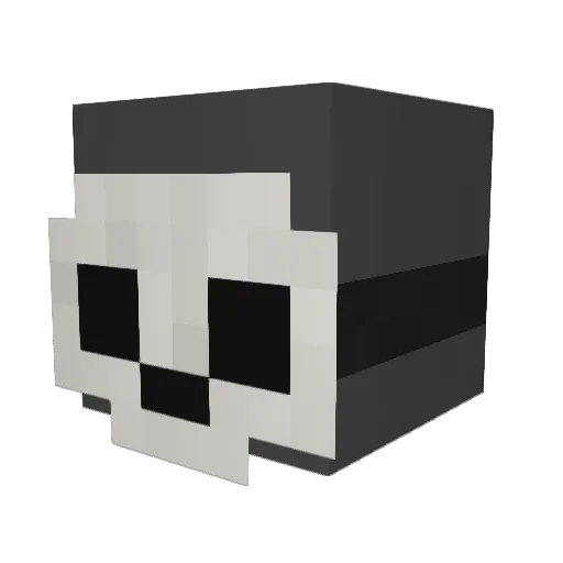 Scutz__ Minecraft avatar head, 3D render