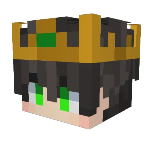 Scvrl4 Minecraft avatar head, 3D render