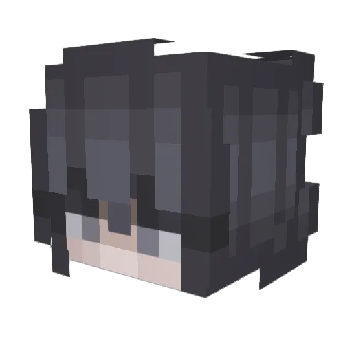 Scvxz_ Minecraft avatar head, 3D render