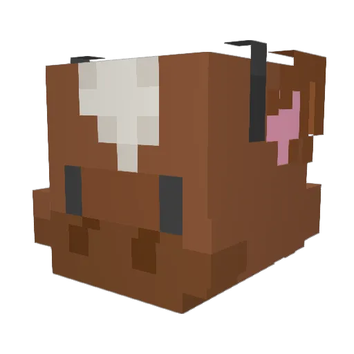 ScwappyKing Minecraft avatar head, 3D render