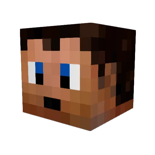ScyI Minecraft avatar head, 3D render