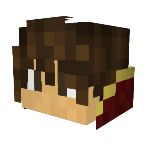 Scylent1 Minecraft avatar head, 3D render