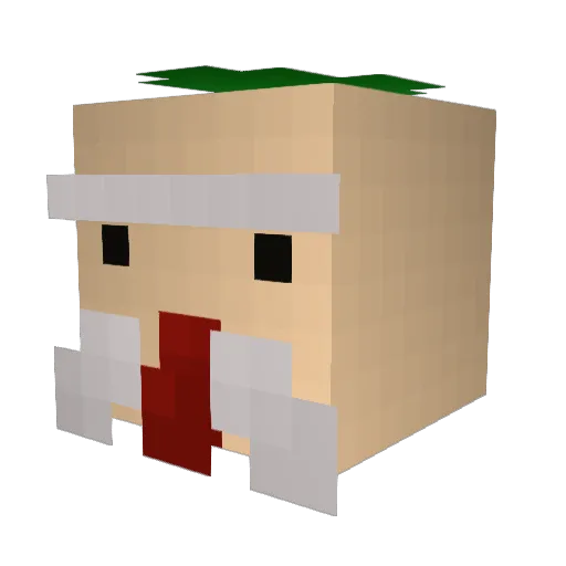 Scyllon95 Minecraft avatar head, 3D render