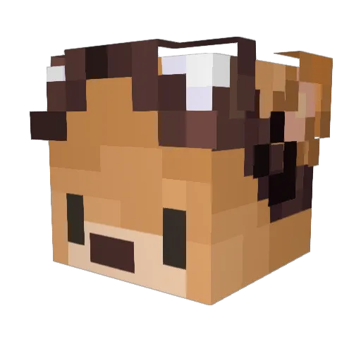 ScypiorPL Minecraft avatar head, 3D render