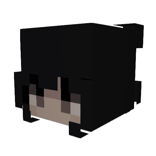 Scyrie Minecraft avatar head, 3D render