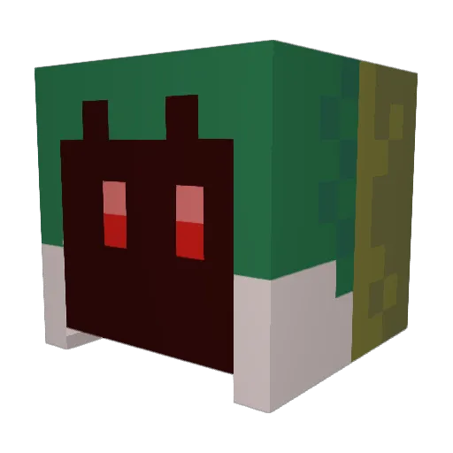 Scyscratcher Minecraft avatar head, 3D render