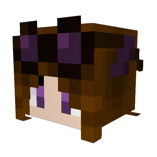 ScythGray Minecraft avatar head, 3D render