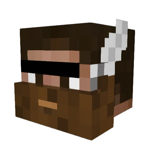 Scythe91 Minecraft avatar head, 3D render