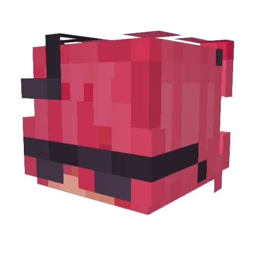 ScytheAge Minecraft avatar head, 3D render