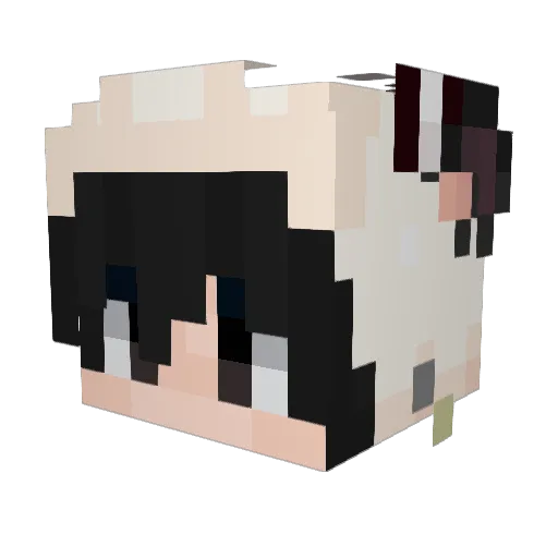 Scytheqx Minecraft avatar head, 3D render