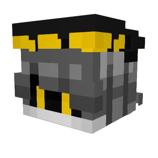 Sd_Q Minecraft avatar head, 3D render