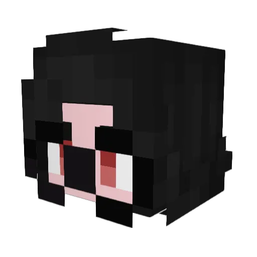 Sdcard75 Minecraft avatar head, 3D render