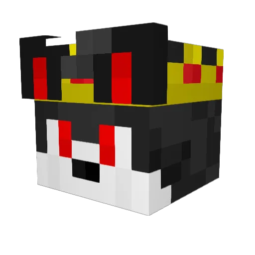 Sdnax Minecraft avatar head, 3D render
