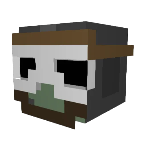 Sdot723 Minecraft avatar head, 3D render