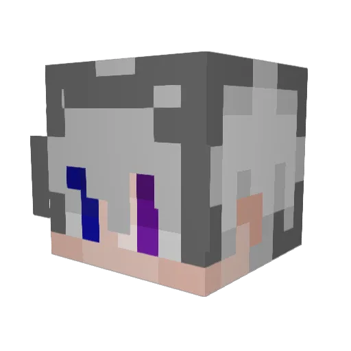Sdoulas Minecraft avatar head, 3D render