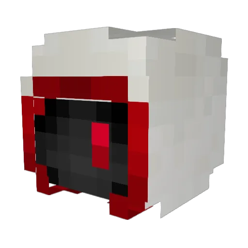 Sduz Minecraft avatar head, 3D render