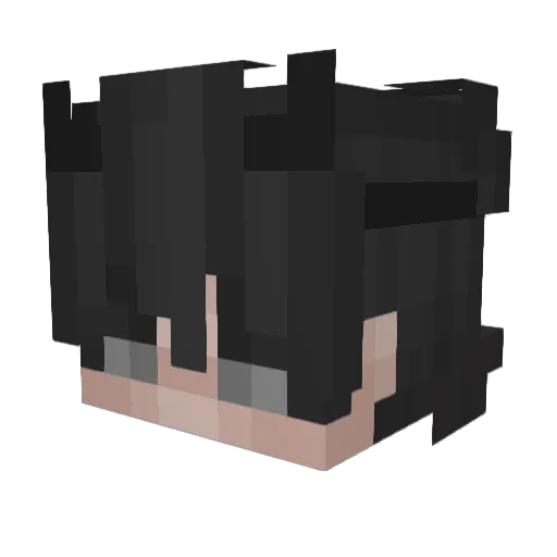 Se1koo_O Minecraft avatar head, 3D render