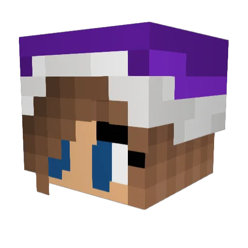 Se6yboyHenrik Minecraft avatar head, 3D render