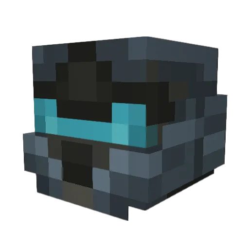 Se7en8or Minecraft avatar head, 3D render