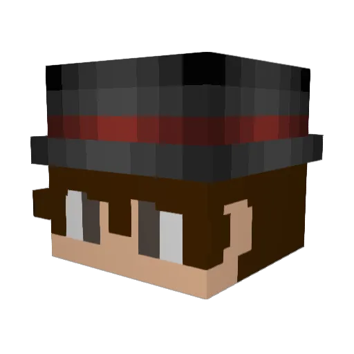 Se7enDr4x Minecraft avatar head, 3D render