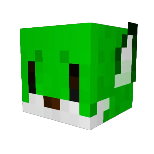 SeAh_OvO Minecraft avatar head, 3D render