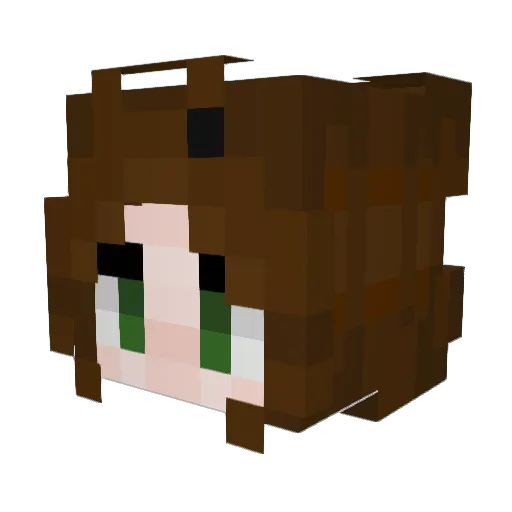 SeDanBeaZZ Minecraft avatar head, 3D render