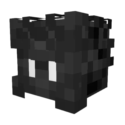 SeFirox Minecraft avatar head, 3D render