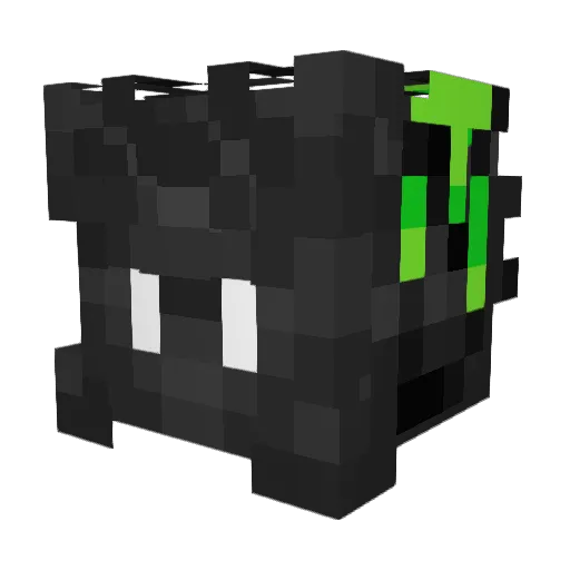SeFirox Minecraft avatar head, 3D render