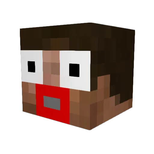 SeJul_ Minecraft avatar head, 3D render