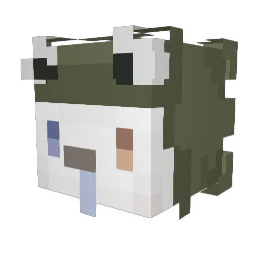 SeVVin_ Minecraft avatar head, 3D render