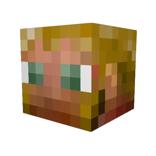 SeVeN007 Minecraft avatar head, 3D render