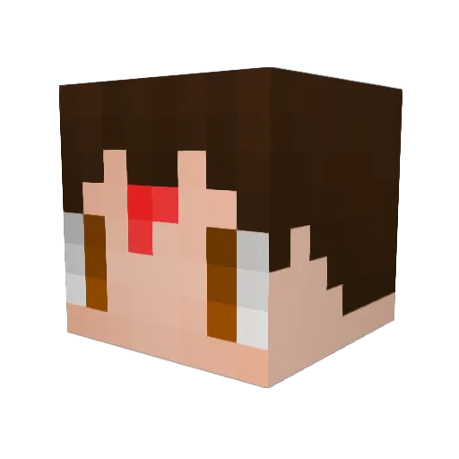 Se_Hape Minecraft avatar head, 3D render