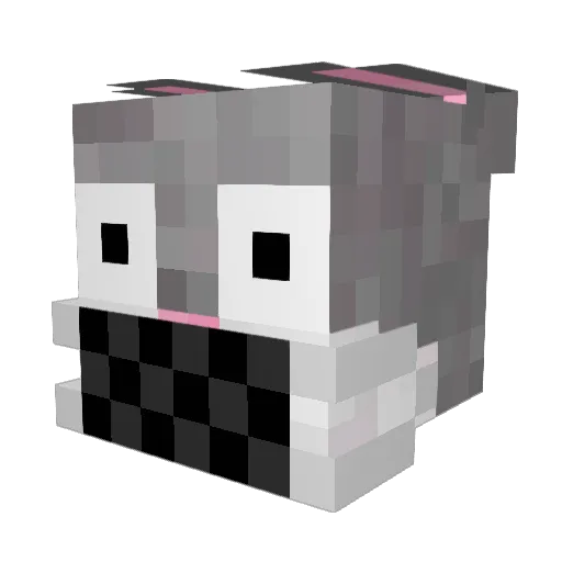 Se_heon Minecraft avatar head, 3D render
