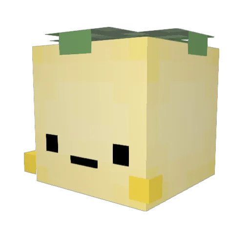 Se_toro Minecraft avatar head, 3D render