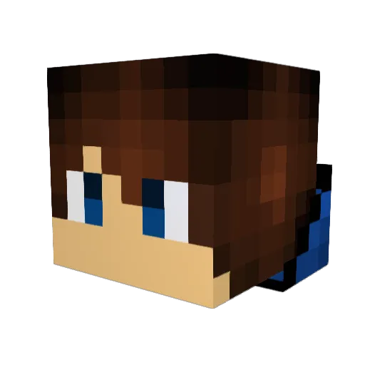 SeaBASStion7798 Minecraft avatar head, 3D render