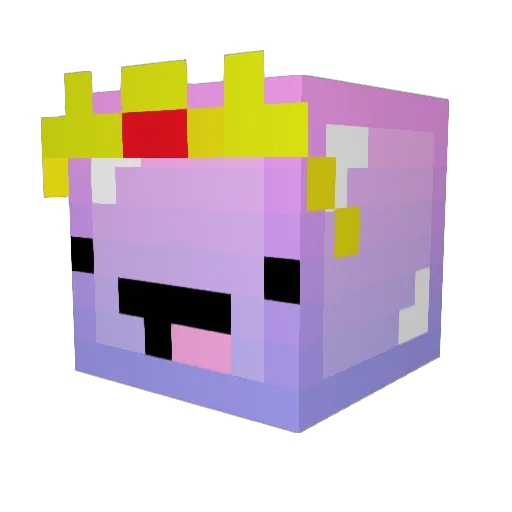 SeaDerp Minecraft avatar head, 3D render
