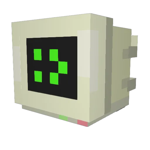 SeaEmperer Minecraft avatar head, 3D render