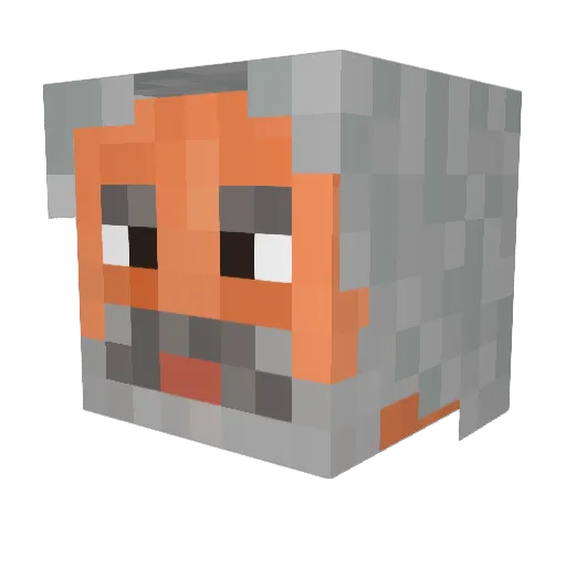 SeaF0ur Minecraft avatar head, 3D render