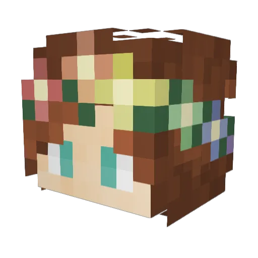 SeaHawk62 Minecraft avatar head, 3D render