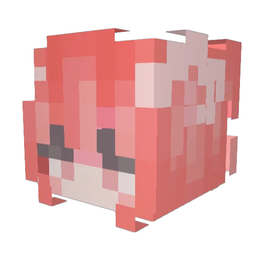SeaIsle Minecraft avatar head, 3D render