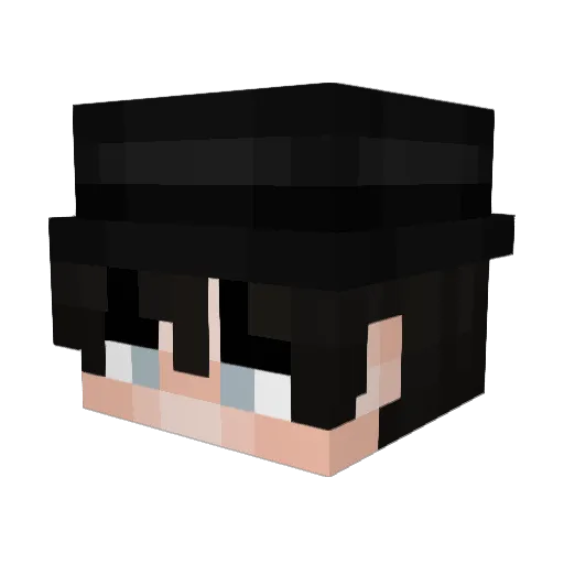 SeaMonk3h Minecraft avatar head, 3D render