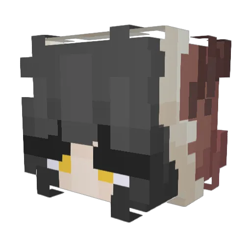 SeaPickle98 Minecraft avatar head, 3D render