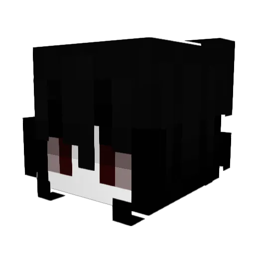 SeaReaTea Minecraft avatar head, 3D render