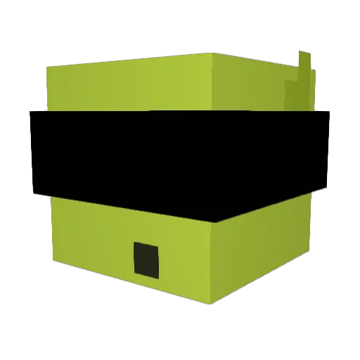 SeaSaltLimeCrisp Minecraft avatar head, 3D render
