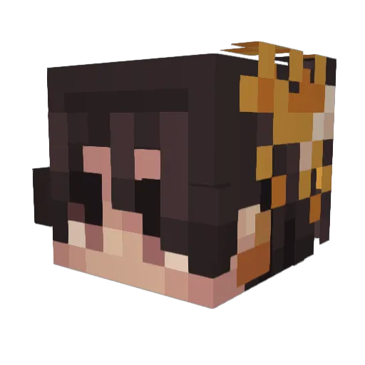 SeaSerpantVIII Minecraft avatar head, 3D render