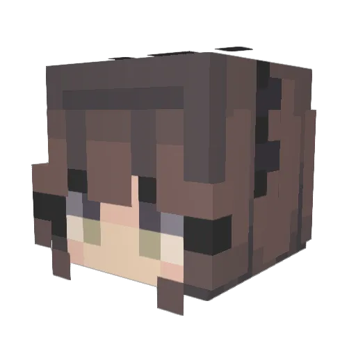 SeaShellShelly1 Minecraft avatar head, 3D render