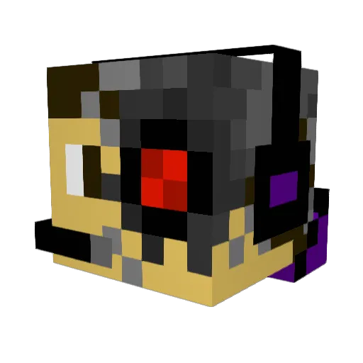 SeaSlaw Minecraft avatar head, 3D render