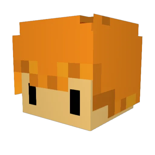 SeaSlime123 Minecraft avatar head, 3D render